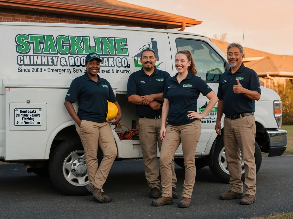Chimney flashing repair company in Davis, NC